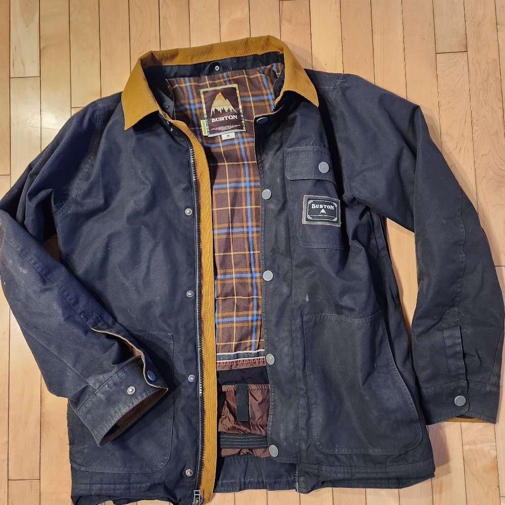 Burton ski and snowboard jacket curdoroy mens medium